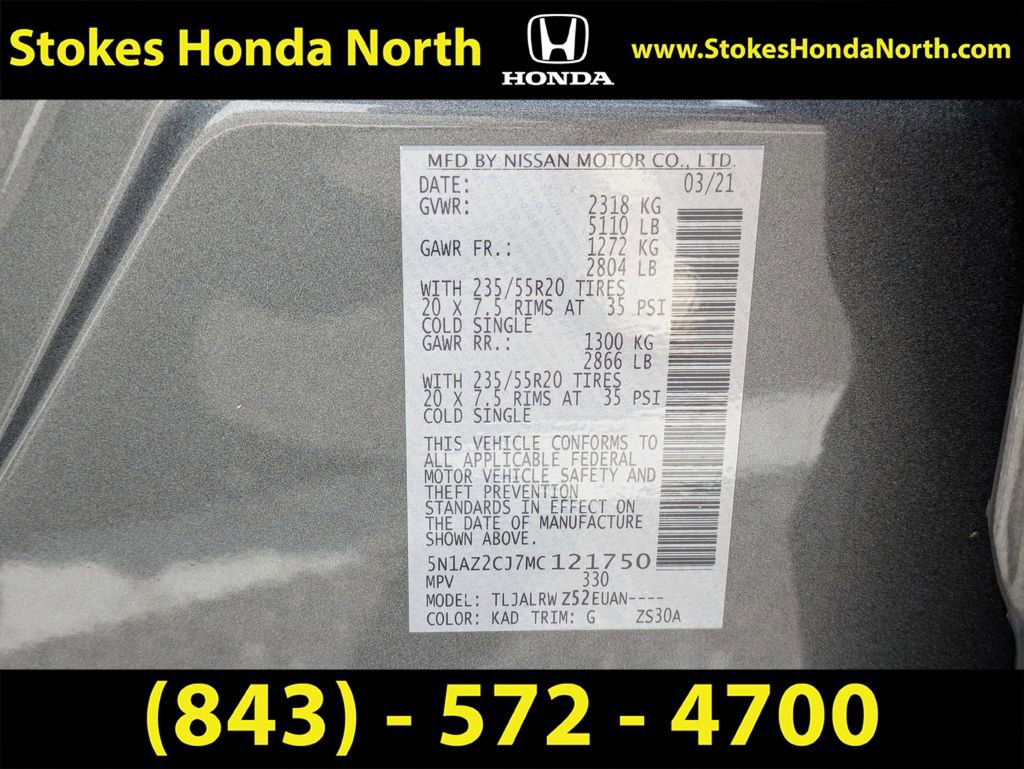 Used 2021 Nissan Murano SL image 32