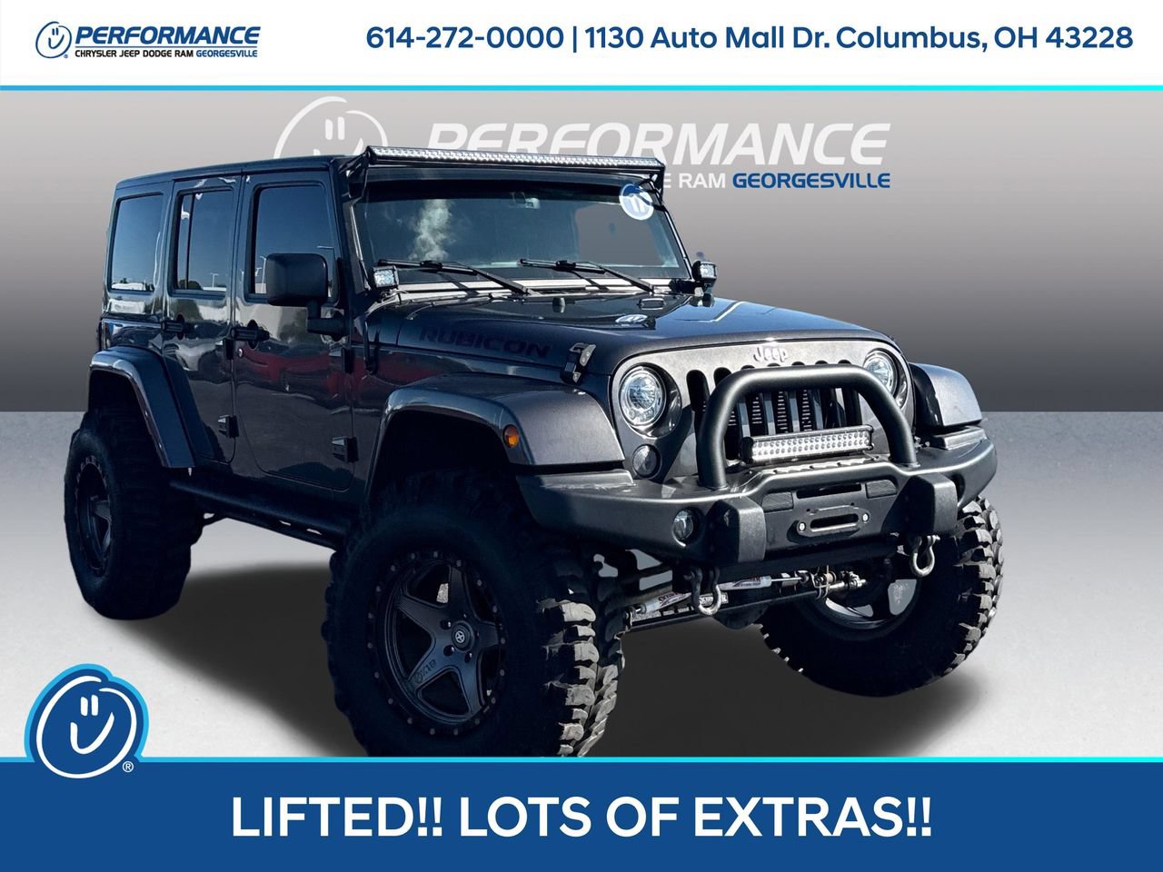 Used 2017 Jeep Wrangler Unlimited Rubicon w/ Cold Weather Group AWD/4WD image 1