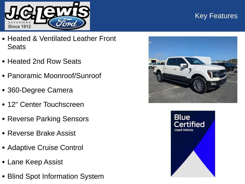 Certified 2024 Ford F150 King Ranch w/ FX4 Off-Road Package image 35