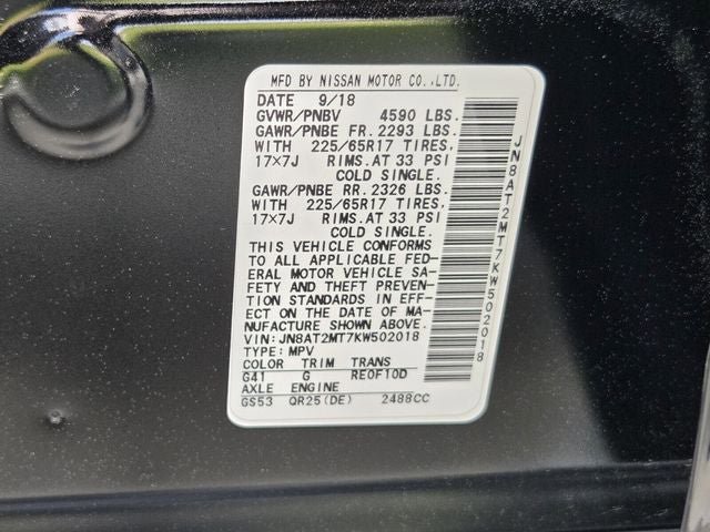 Used 2019 Nissan Rogue S w/ Special Edition Package FWD image 30