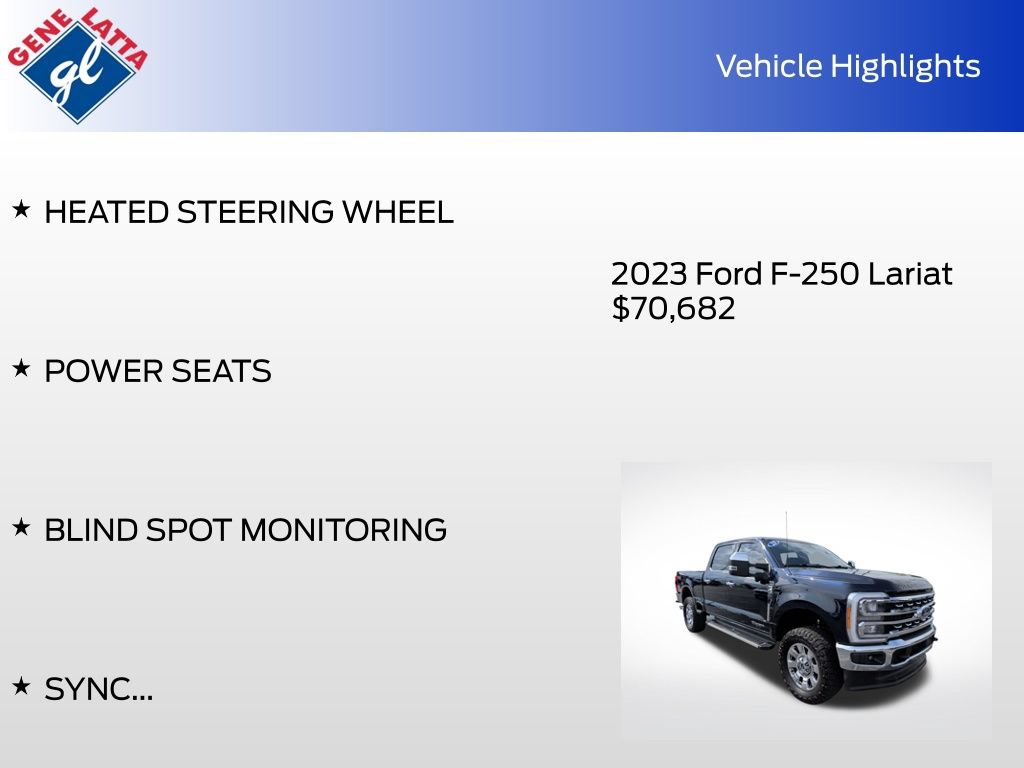 Certified 2023 Ford F250 Lariat w/ Tow Technology Package AWD/4WD image 35