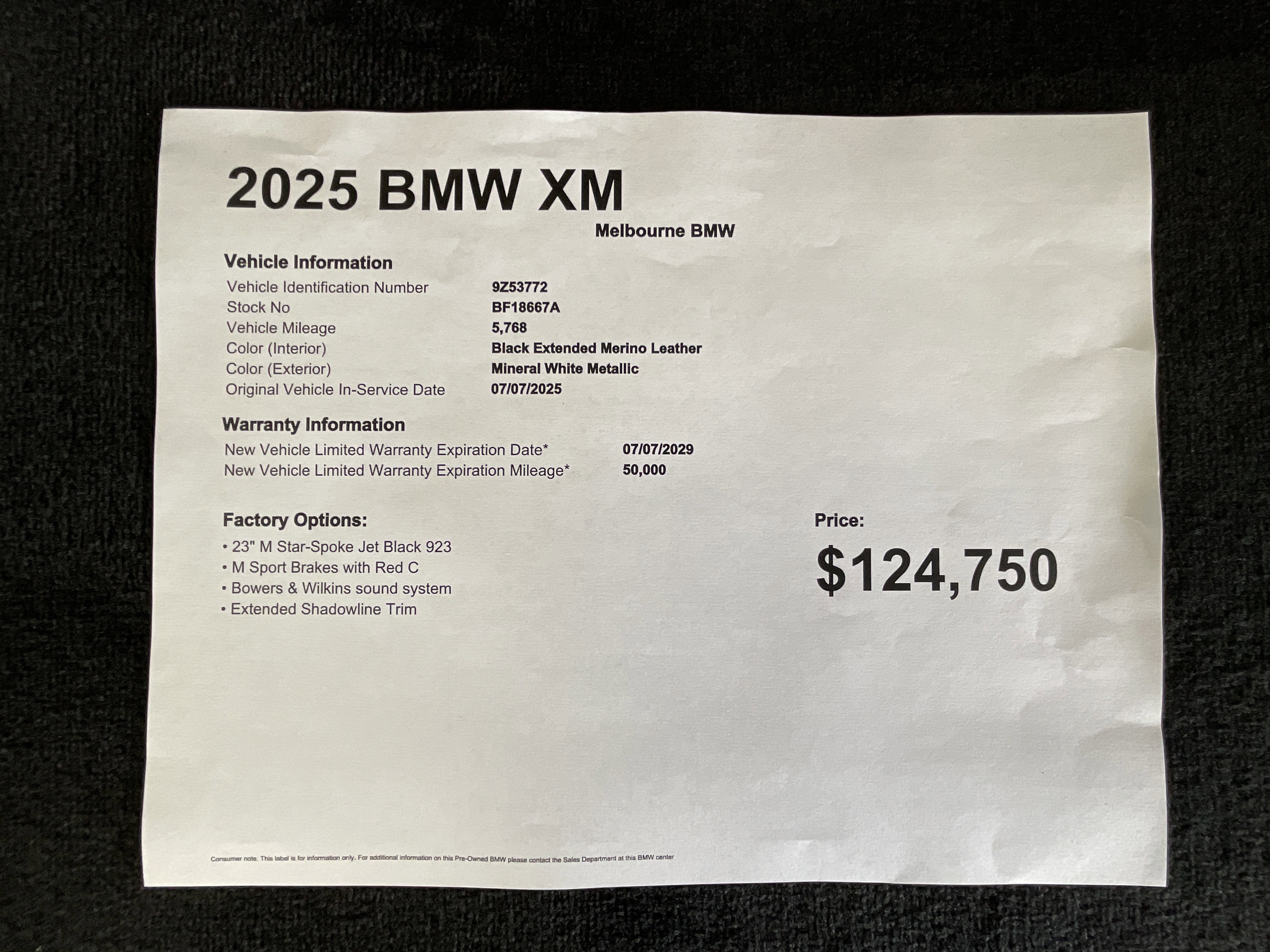 Used 2025 BMW XM image 37