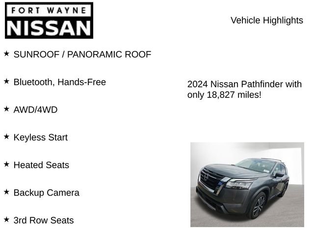Used 2024 Nissan Pathfinder Platinum w/ Cargo Package image 8