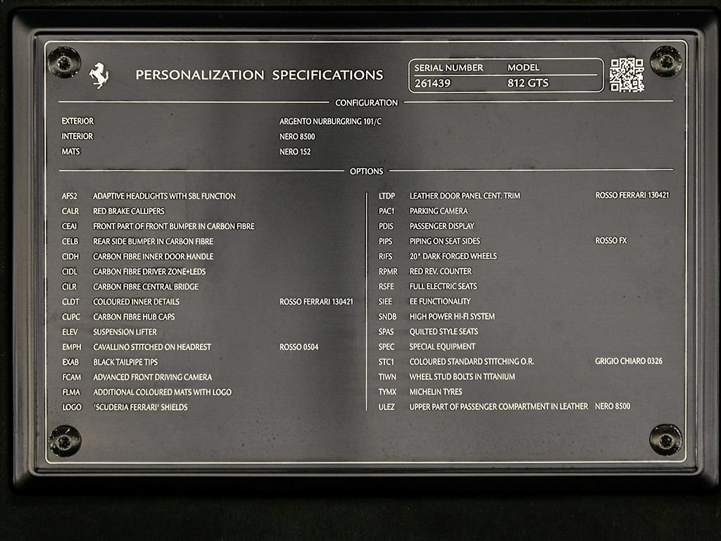 Certified 2021 Ferrari 812 GTS RWD image 40