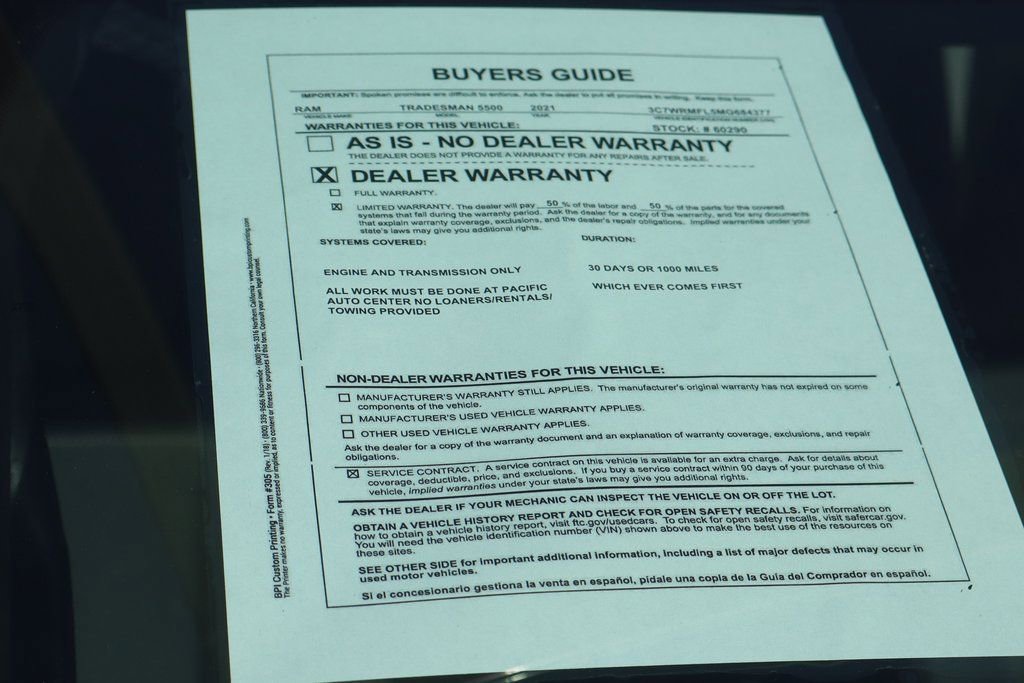 Used 2021 RAM 5500 Tradesman w/ Chrome Appearance Group image 56