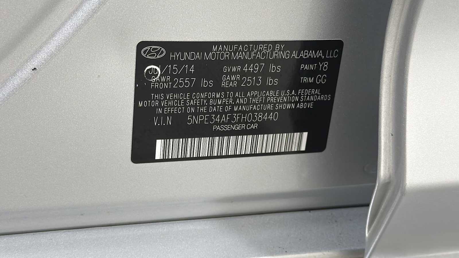 Used 2015 Hyundai Sonata Limited FWD image 11