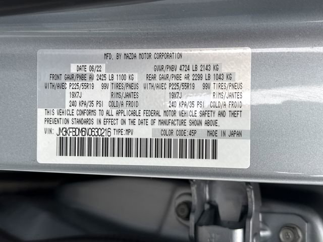 Used 2022 MAZDA CX-5 AWD 2.5 S w/ Premium Package image 20