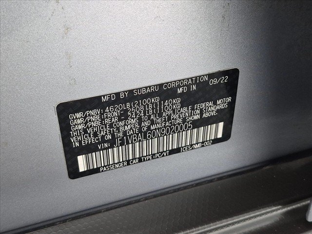 Used 2022 Subaru WRX Limited AWD/4WD image 29