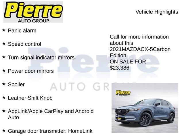 Used 2021 MAZDA CX-5 Carbon Edition AWD/4WD image 22