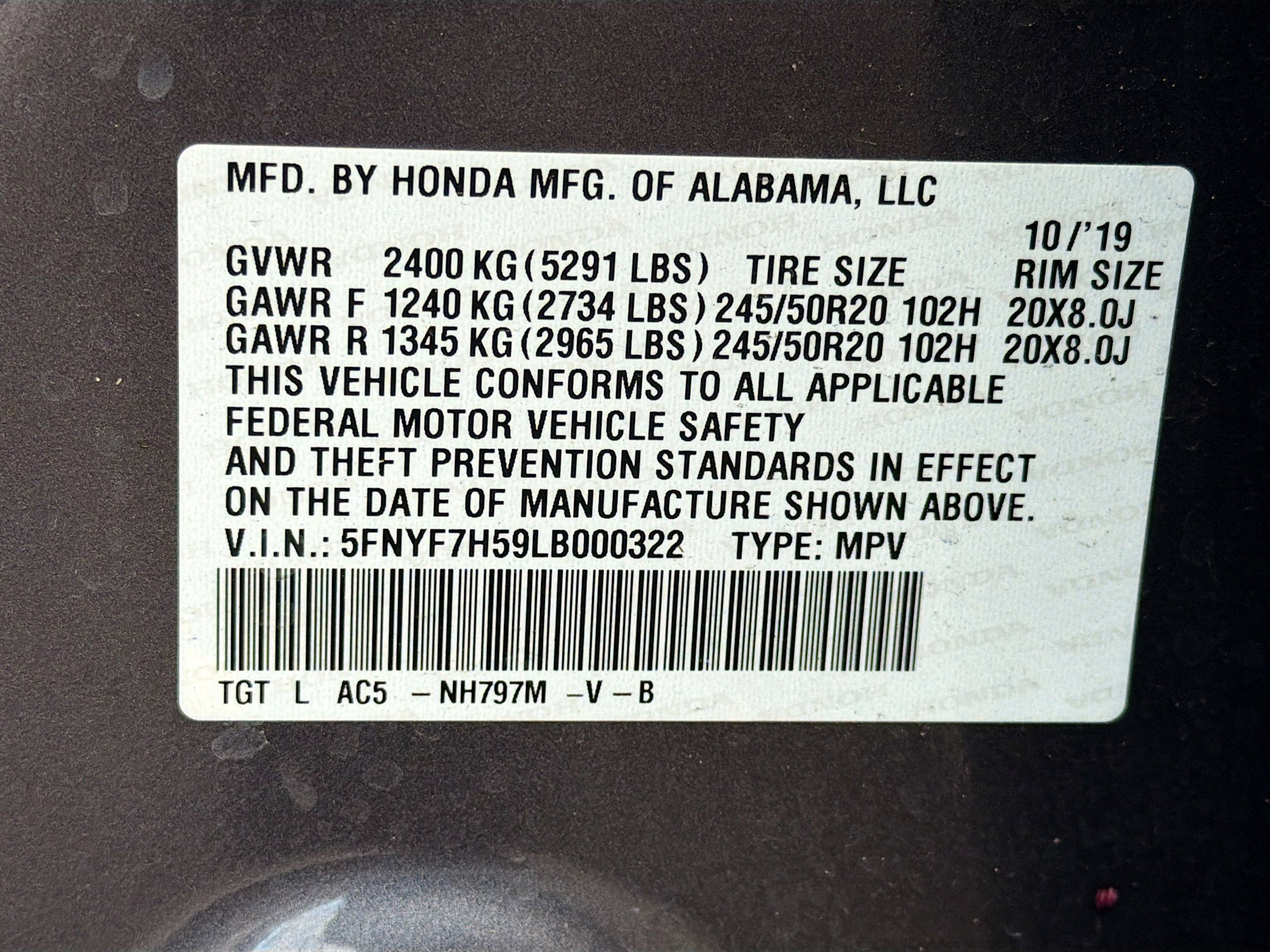 Used 2020 Honda Passport EX-L image 43