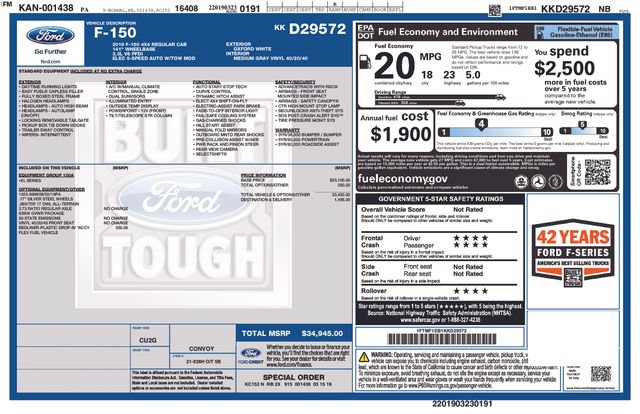 Certified 2019 Ford F150 XL AWD/4WD image 23
