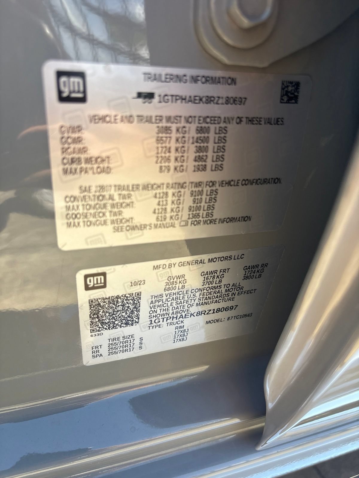Used 2024 GMC Sierra 1500 Pro w/ Pro Value Package RWD image 16