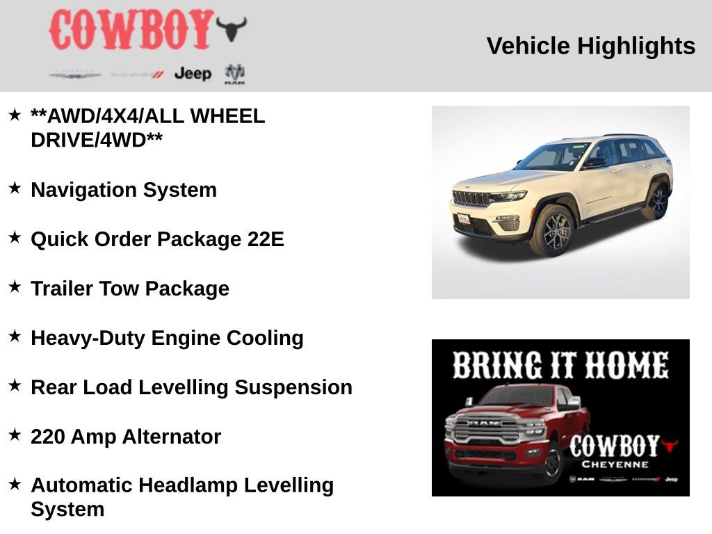 Used 2025 Jeep Grand Cherokee Limited w/ Trailer Tow Package image 5