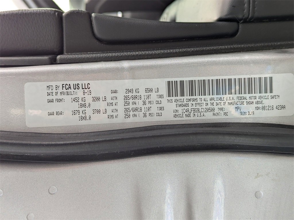 Used 2020 Jeep Grand Cherokee Limited w/ Luxury Group II image 51