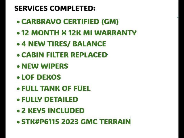 Certified 2023 GMC Terrain SLT w/ LPO, Floor Liner Package AWD/4WD image 45