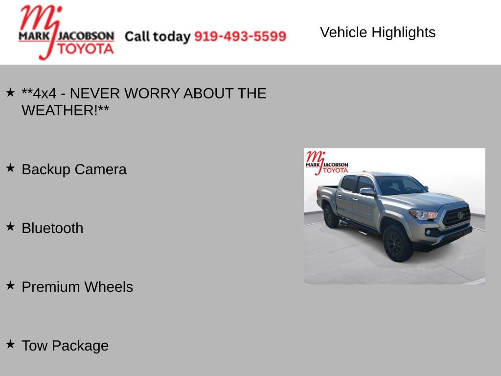 Used 2023 Toyota Tacoma SR5 w/ Technology Package AWD/4WD image 6