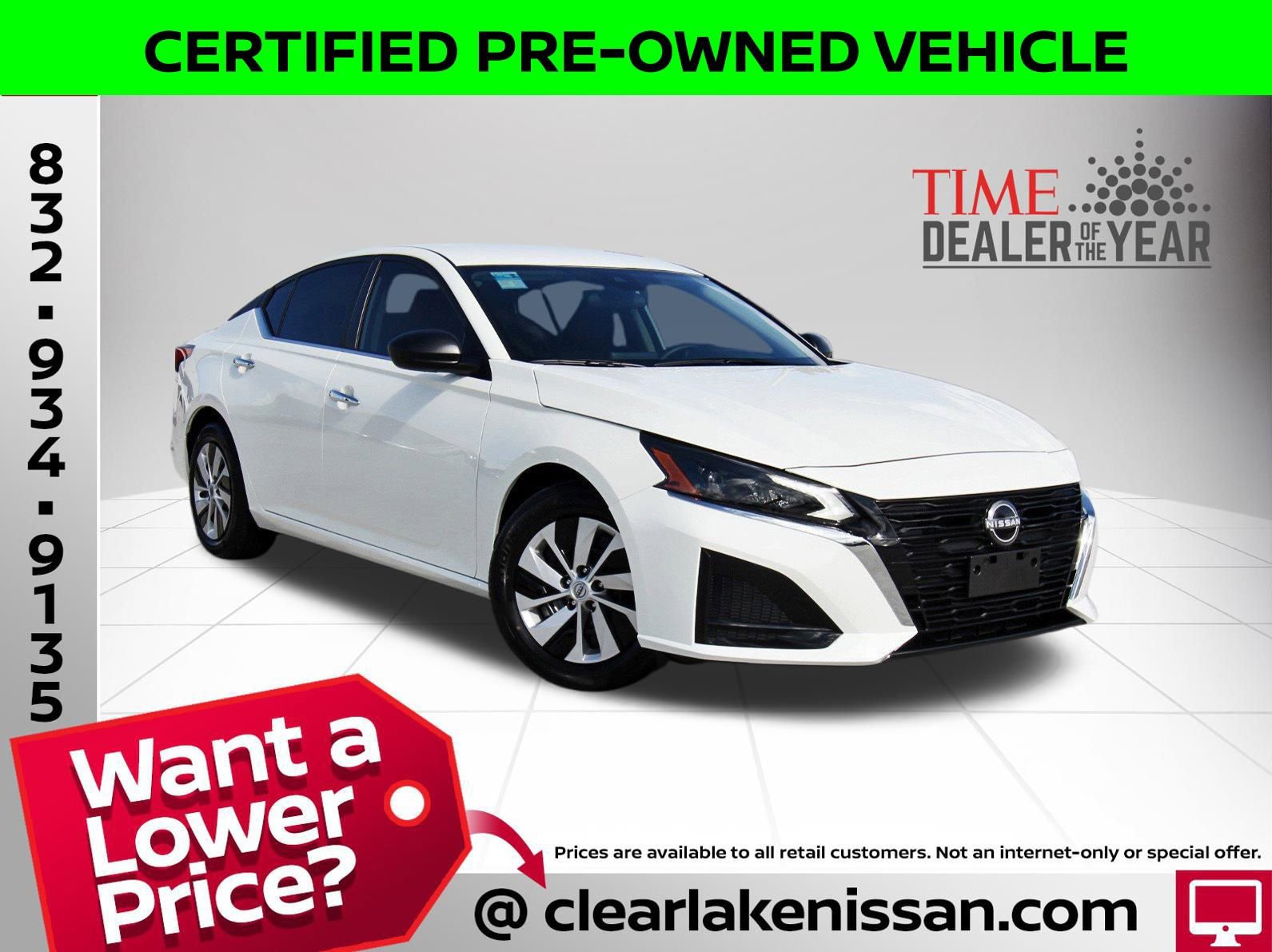 Certified 2025 Nissan Altima 2.5 S