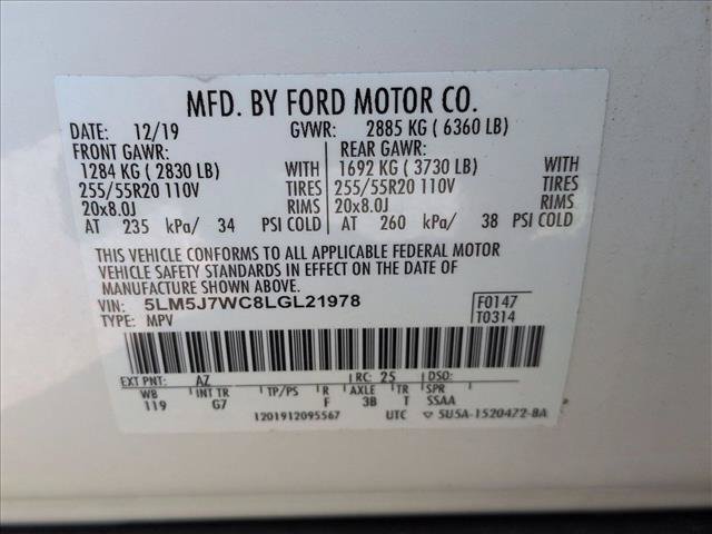 Used 2020 Lincoln Aviator Reserve w/ Class IV Trailer Tow Package RWD image 20