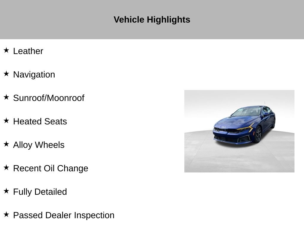 Certified 2025 Kia K5 EX FWD image 10