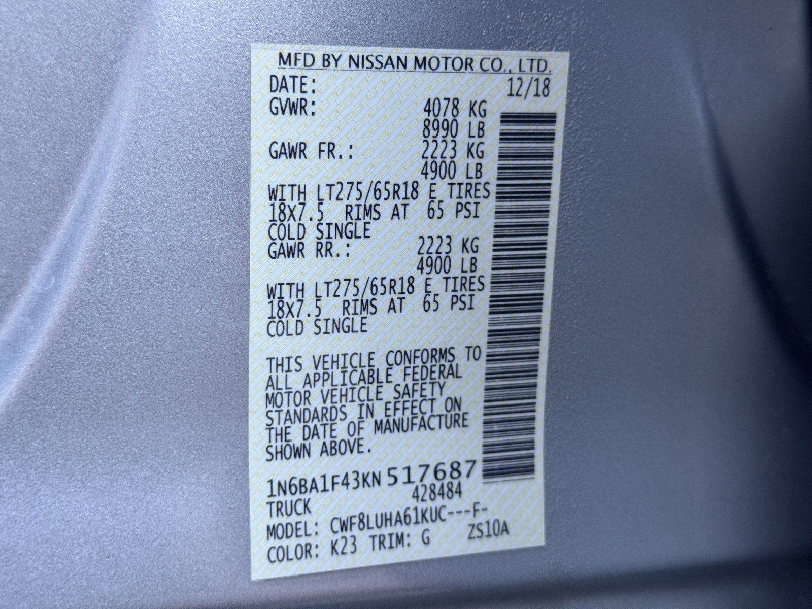 Used 2019 Nissan Titan PRO-4X w/ Pro-4x Utility Package image 41