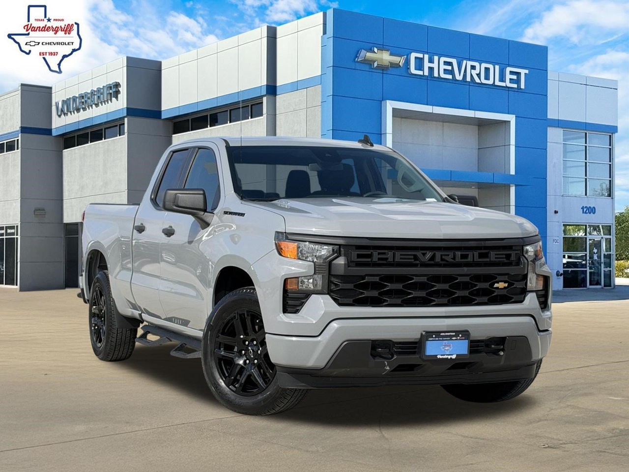 Certified 2024 Chevrolet Silverado 1500 Custom w/ LPO, Dark Essentials Package RWD image 1