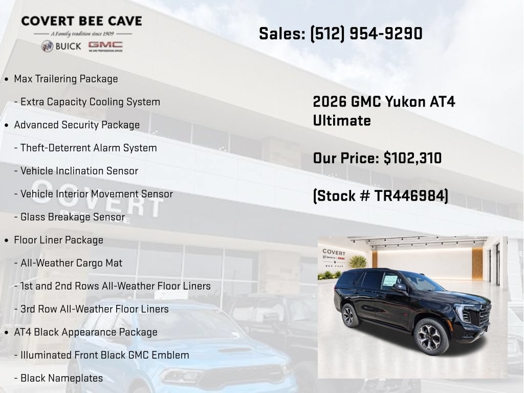 New 2026 GMC Yukon AT4 Ultimate AWD/4WD image 26