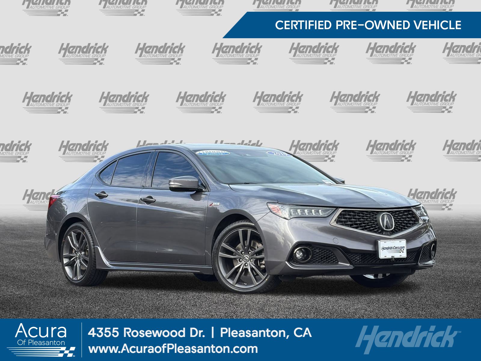 Certified 2019 Acura TLX V6 w/ Technology & A-SPEC Pkg image 1