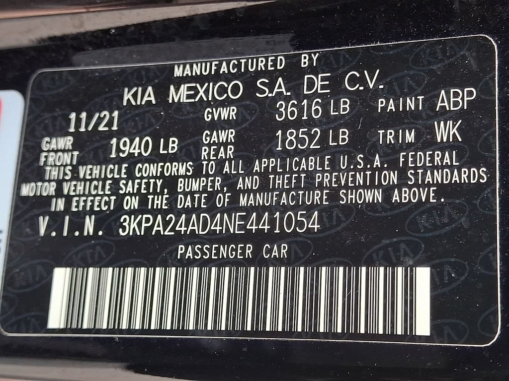 Certified 2022 Kia Rio S FWD image 25