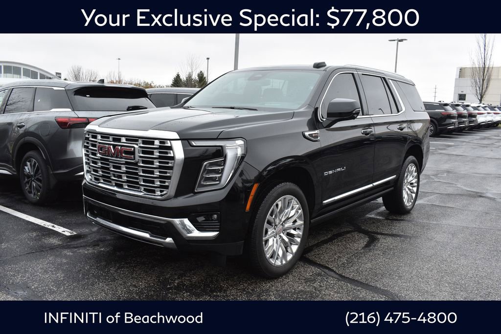 Used 2025 GMC Yukon Denali w/ Sun & Power Step Package