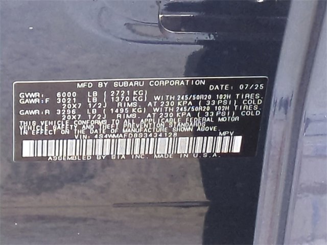 New 2025 Subaru Ascent Onyx Edition image 33