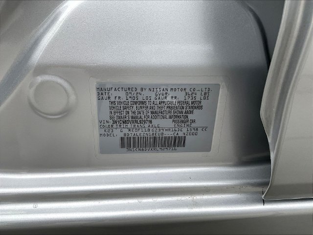 Used 2024 Nissan Versa S w/ Trunk Package FWD image 20