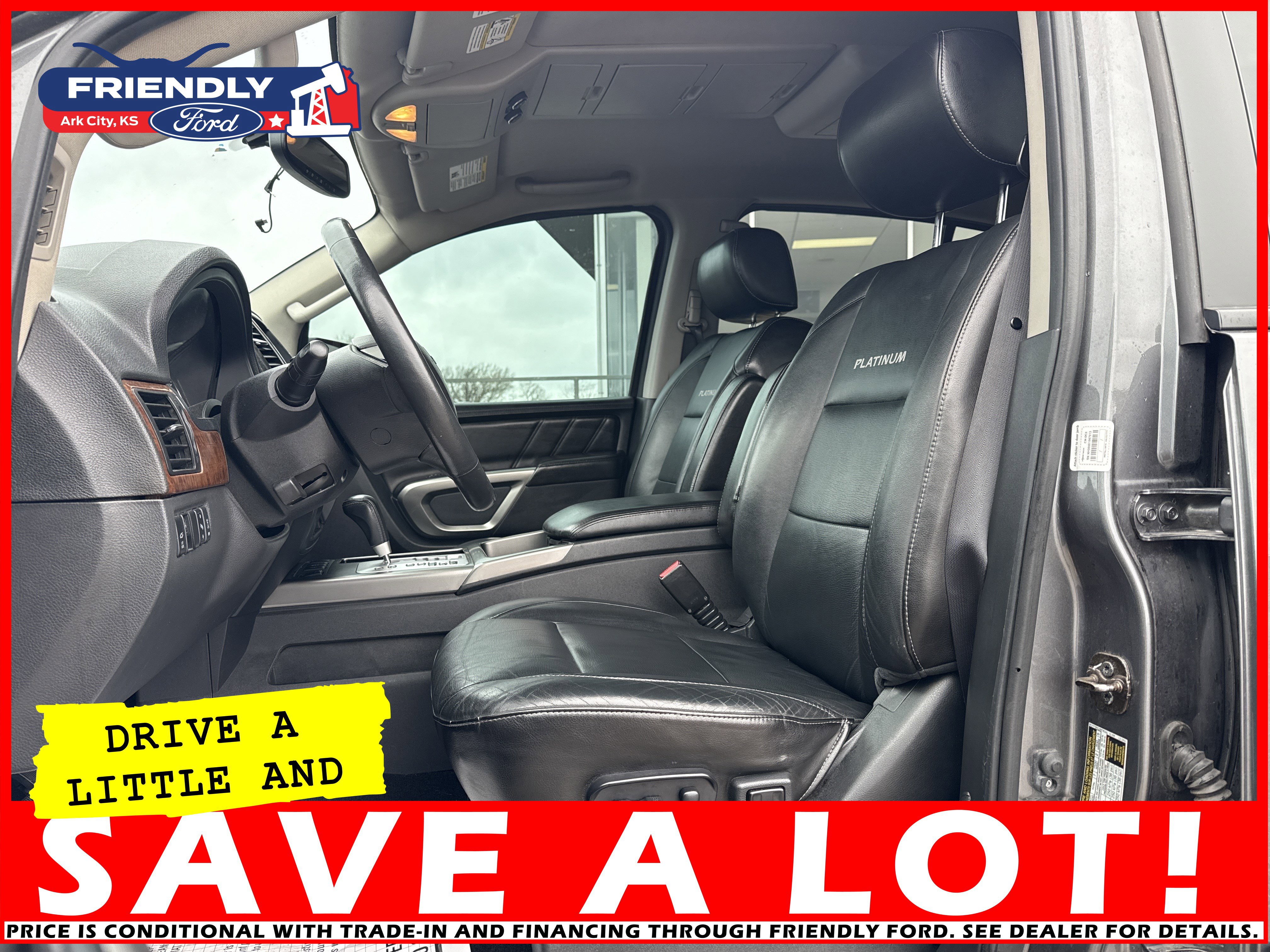 Used 2015 Nissan Armada Platinum w/ 2nd Row Captain Seat Package image 11