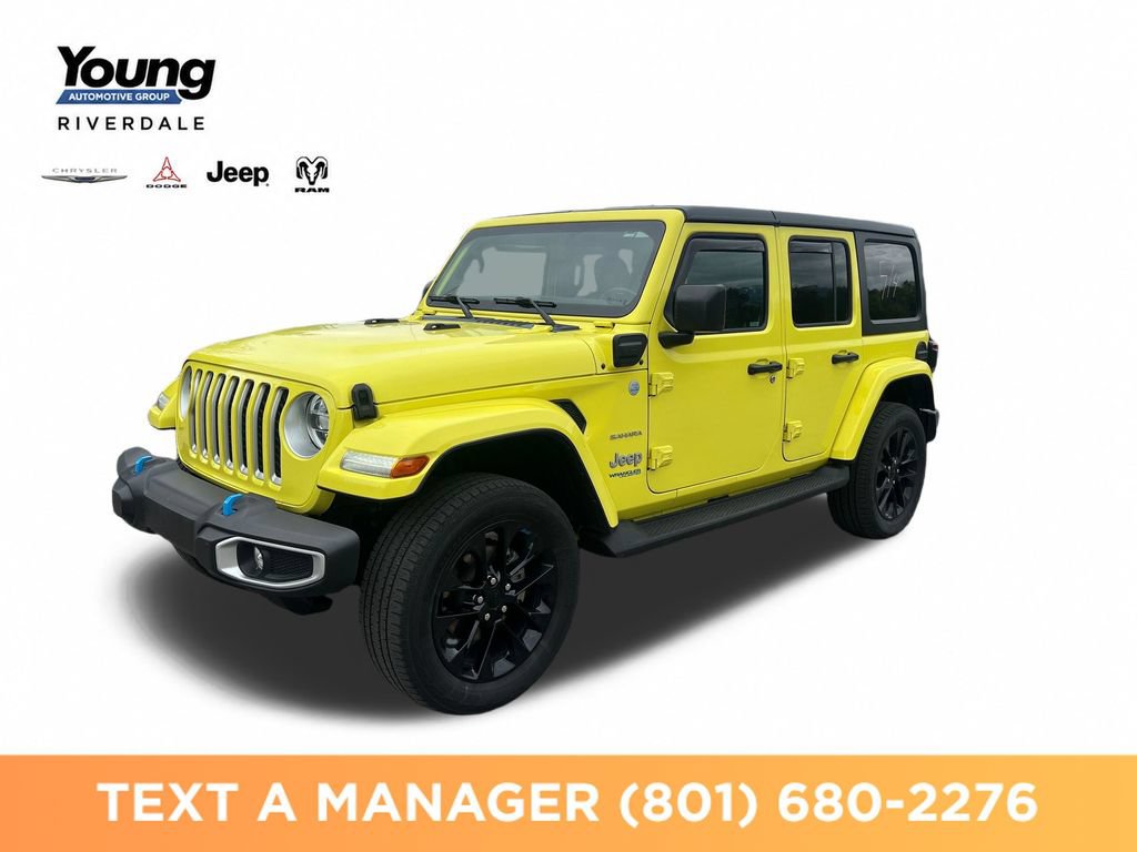 Used 2022 Jeep Wrangler Unlimited Sahara w/ Cold Weather Group AWD/4WD image 1