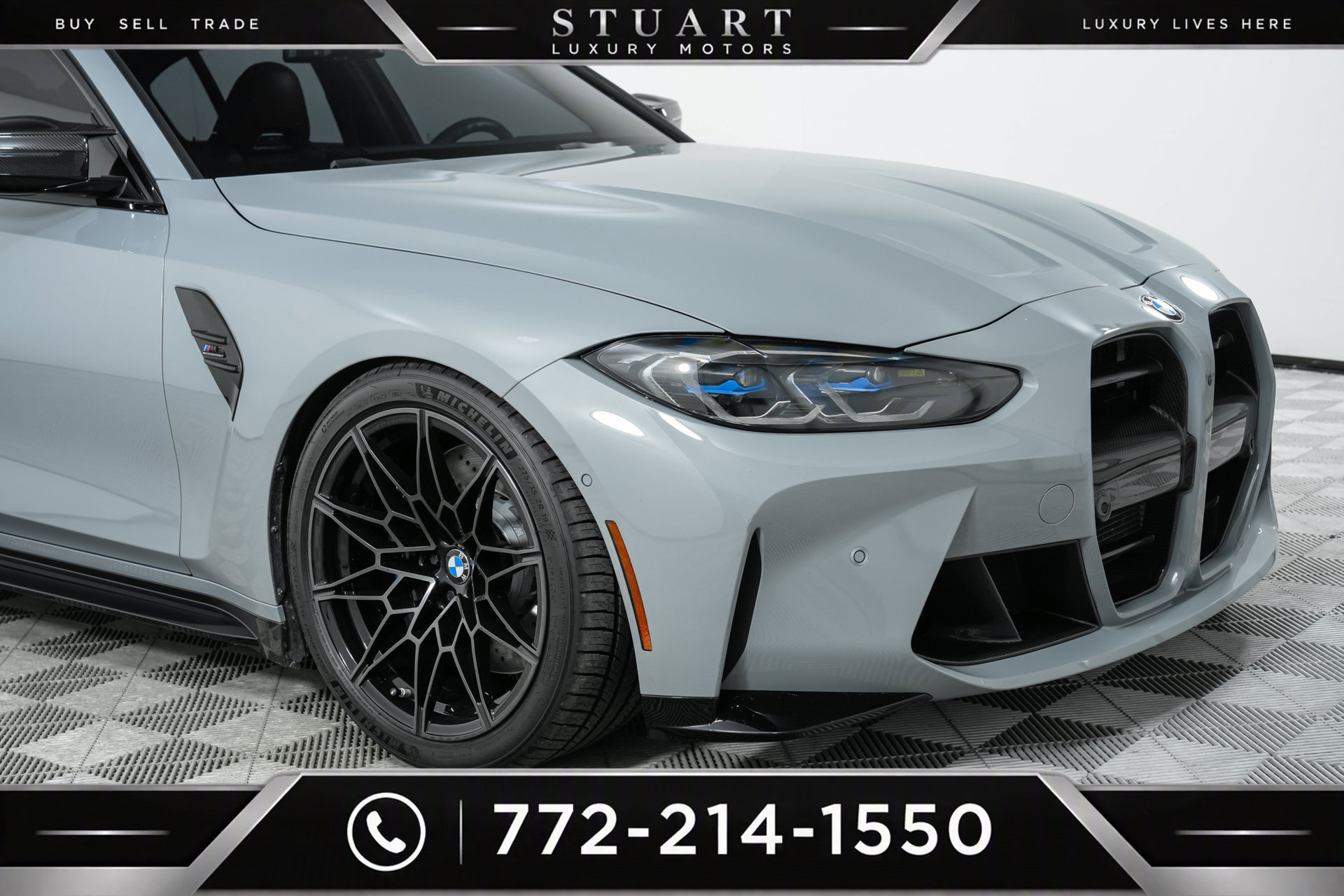 Used 2024 BMW M3 Competition w/ M Carbon Exterior Package AWD/4WD image 56