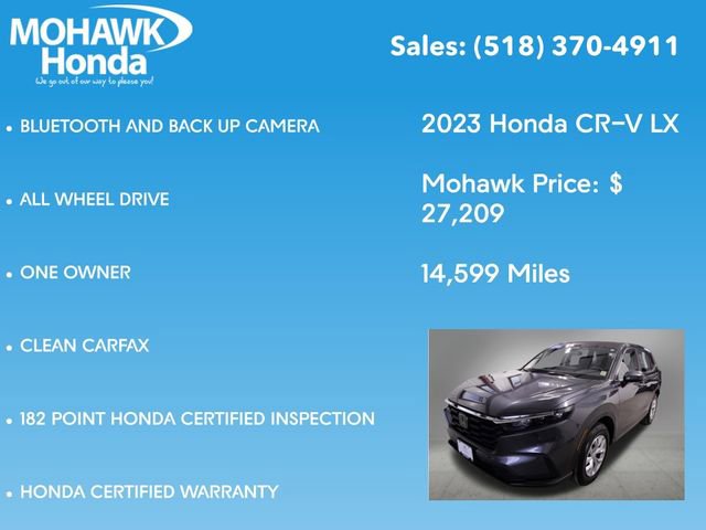 Certified 2023 Honda CR-V LX image 8