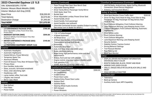 Used 2023 Chevrolet Equinox LS w/ LS Convenience Package image 6