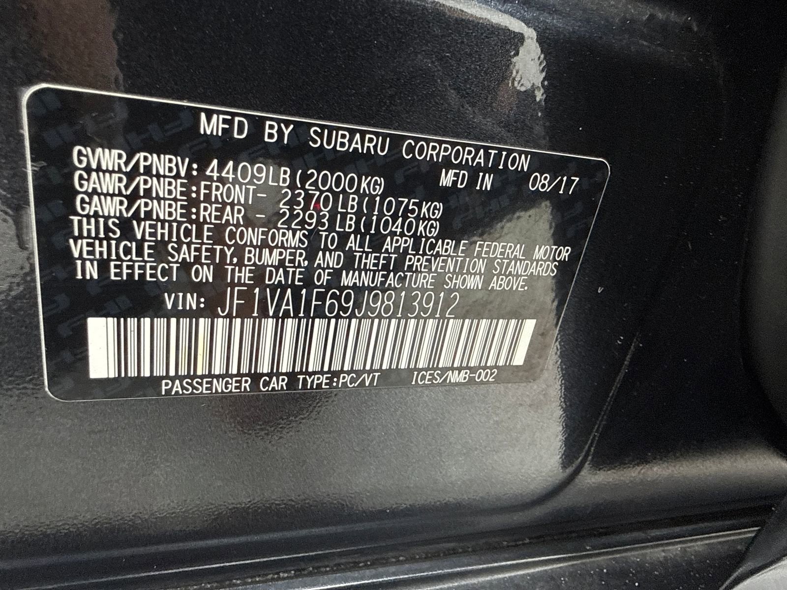 Used 2018 Subaru WRX Limited AWD/4WD image 52