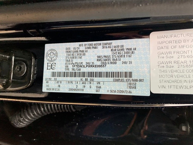 Certified 2024 Ford F150 XLT w/ XLT Black Appearance Package AWD/4WD image 33