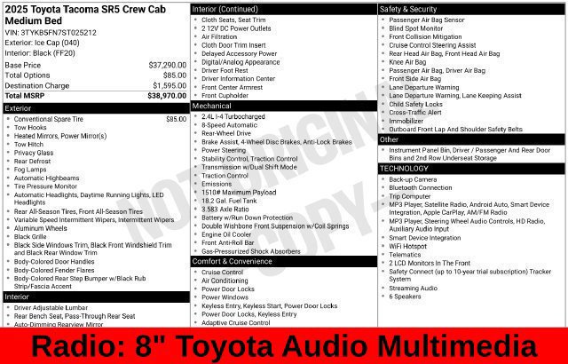 Used 2025 Toyota Tacoma SR5 RWD image 12
