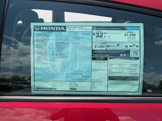 New 2025 Honda Accord SE image 17