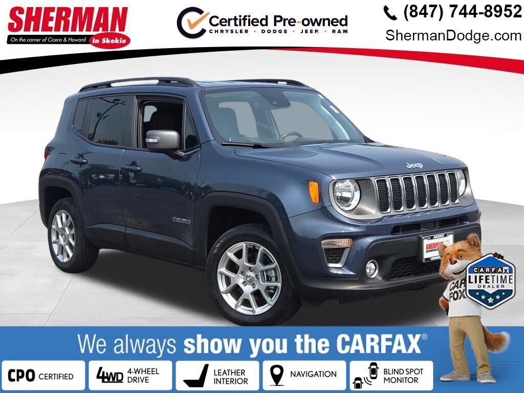 Certified 2021 Jeep Renegade Limited