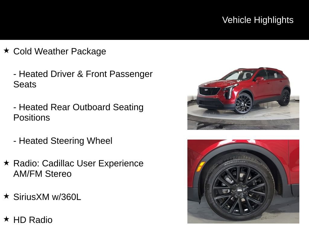 Used 2023 Cadillac XT4 Sport w/ LPO, Onyx Lite Package image 19