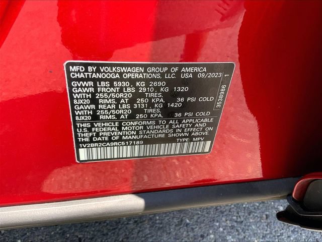 Certified 2024 Volkswagen Atlas SEL AWD/4WD image 32