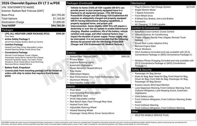 New 2026 Chevrolet Equinox EV LT FWD image 6