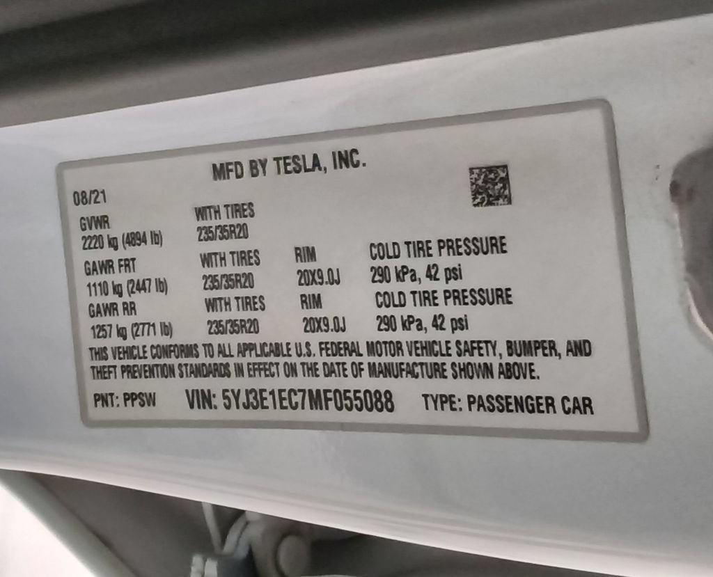 Used 2021 Tesla Model 3 Performance AWD/4WD image 15