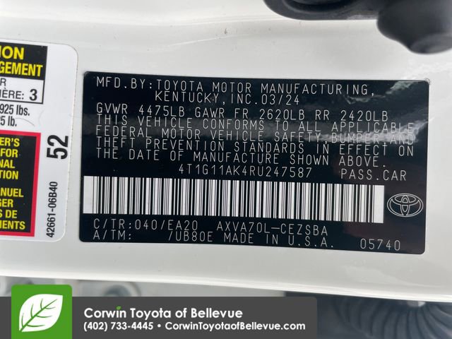 Used 2024 Toyota Camry SE FWD image 23