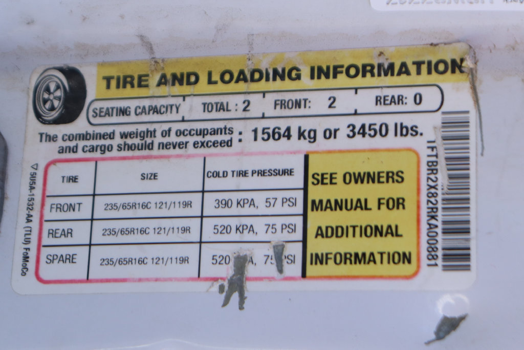 Used 2024 Ford Transit 250 148 High Roof AWD w/ Load Area Protection Package image 45