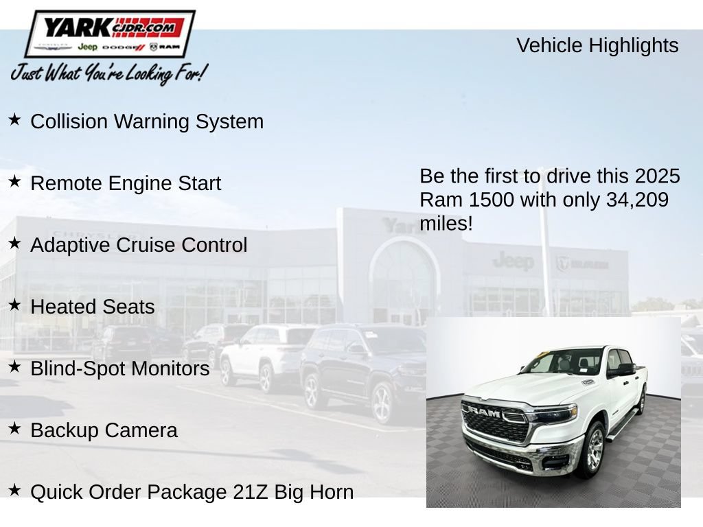 Used 2025 RAM 1500 Big Horn AWD/4WD image 13