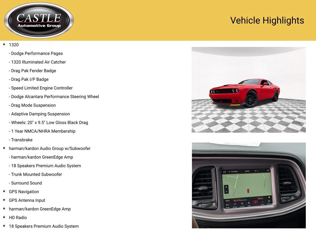 Used 2020 Dodge Challenger R/T Scat Pack w/ 1320 Plus Group RWD image 7