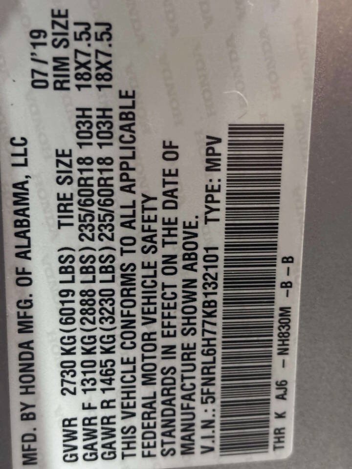 Used 2019 Honda Odyssey EX-L image 40
